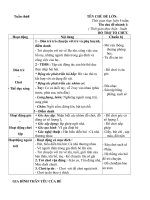 Giáo án tuần 8 chủ dề Gia đình thân yêu của Bé