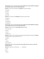 Đề thi thử tốt nghiệp THPT môn Anh 2021 tỉnh Long An lần 1