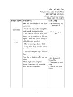 Tuần phụ 6: Cơ thể tôi