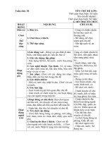 Giáo án phụ tuần 32. Chủ để 