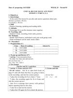 giáo án Tiếng Anh lớp 3 tuần 25