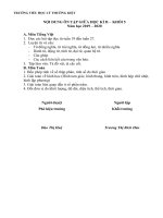 Nội dung ôn tập giữa HK II năm học 2019-2020