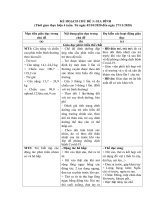 Kế hoạch chủ đề 3. Gia đình