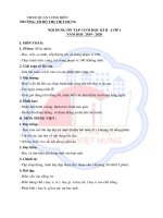 Đề cương ôn tập cuối kì 2 lớp 1 năm học 2019 - 2020