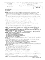 Tải Bộ đề khảo sát chất lượng môn Sinh học lớp 12 năm học 2017 - 2018 Sở GD&ĐT Thanh Hóa -  Đề thi khảo sát chất lượng lớp 12 môn Sinh