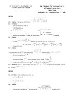 đề cương học kì 2 toán 10 năm 2018 – 2019 trường chu văn an – hà nội  tài liệu việt nam