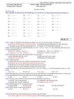 ĐỀ KT CUỐI HK1 SINH 12 NĂM HỌC 2020-2021 CÔ HẰNG