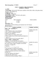 giáo án anh 8 tuần 3