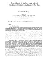 Thực tiễn xử lý vi phạm pháp luật về Bảo hiểm xã hội trên địa bàn tỉnh Phú Thọ