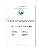 Thực hiện quy trình chăm sóc, nuôi dưỡng và phòng trị bệnh cho đàn gà sinh sản tại công ty emivest​  