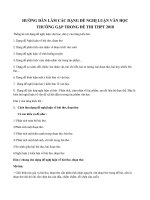 Tải Cách làm các dạng đề nghị luận văn học đạt điểm tuyệt đối trong kỳ thi THPT quốc gia 2018 -  Các dạng đề nghị nghị luận văn học thường gặp trong đề thi THPT quốc gia