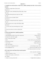 nội dung trọng tâm môn tiếng anh tuần 23153  thcs trần quốc toản