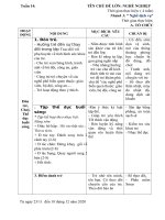 giaó ans tuần 14 cđ nghề nghiệp nhánh 3 cđ nghề dịch vụ