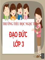 ĐẠO ĐỨC 3 - TUẦN 26 - CHĂM SÓC CÂY TRỒNG VẬT NUÔI