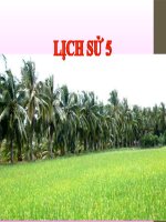 Lớp 5 - Lịch sử - Tuần 22: Bến tre đông khởi