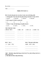 Bài ôn tập lớp 5