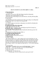 GIÁO ÁN CÔNG NGHỆ 6 TUẦN 20 TIẾT 37+38