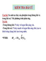 Hoa 8 - Tuần 22 - Tiết 42 - KK - sự cháy(T1) - Nguyen Van Huyen