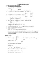 Đại số & Giải tích