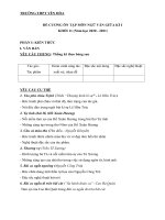 Đề cương ôn tập giữa HK 1 môn Văn khối 11 năm học 2020 - 2021