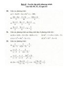 Bài ôn tập môn Toán - Tuần 4