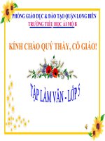 Tiếng Việt 5 - Tuần 6 - TLV - Luyện tập làm đơn