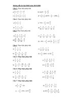 hướng dẫn ôn tập hkii năm 2019