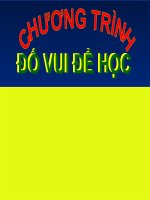 Trò chơi Rung chuông vàng lớp 3