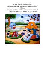 giao an tuan 2 chủ đề trường mầm non