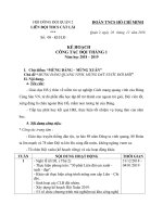 Kế hoạch tháng 1 - Công tác đội và phong trào thiếu nhi năm học 2018 - 2019