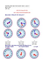Bài học thứ hai, ngày 27 tháng 4 năm 2020 - Khối lớp 3