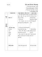 GIÁO ÁN TUẦN 26- PHƯƠNG TIỆN GIAO THÔNG ĐƯỜNG THỦY