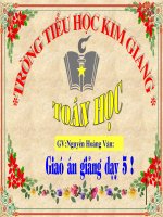 Tuần 4. Toán -  Tiết 19 -Luyện tập chung