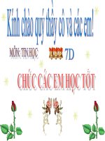 Bài thực hành 5. Chỉnh sửa trang tính của em