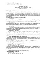 nội dung ôn tập lịch sử khổi 6789 học kì ii năm học 20192020  thcs huỳnh khương ninh