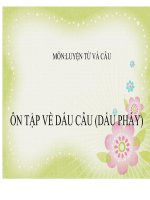 LTVC 5 - Tuần 31 - Ôn tập về dấu câu, dấu phẩy
