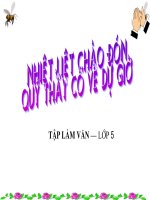 TLV 5 - Tuần 24 - Ôn tập về tả đồ vật T1