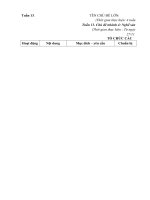 giáo án tuần 13 chủ đề nghề nghiệp nhánh 2