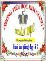 Tuần 8. Toán -  Tiết 39