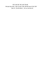 GIÁO ÁN TUẦN 29:BÉ VUI CHƠI MÙA HÈ