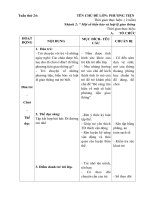 giáo án tuần 24: Biển báo và luật lệ giao thông