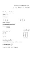 môn toán lớp 6  tuần 24  25  thcs huỳnh khương ninh