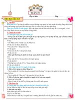 Tổng hợp kiến thức môn Tiếng Việt- Khối 4 - Tuần 19