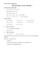 tài liệu ôn tập trong thời gian nghỉ do dịch covid19  môn toán 6  thcs lương định của