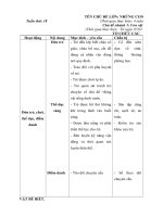 giáo án tuần 18 chủ đề những con vật bé biết nhánh con vật sống dưới nước