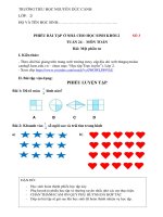 * Phiếu học tập - Khối 2 - Tuần 24