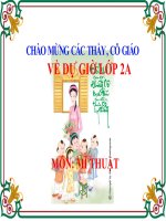 Mĩ thuật lớp 2- chủ đề 13