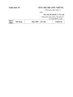 giáo án tuần 19 chủ đề những con vật bé biết nhánh con vật sống trong rừng