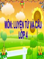 LT&C 4 - TUẦN 16 - BÀI: MRVT ĐỒ CHƠI, TRÒ CHƠI