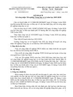 Kế hoạch xét Tốt nghiệp THCS năm học 2019 - 2020